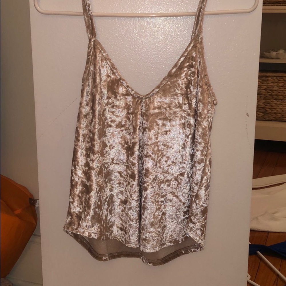 Velvet tank top